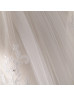 White Crystal Beaded Short Wedding Veil Lace Fingertip Sparkle Bridal Veil
